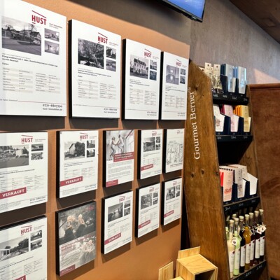 The Hust combines real estate and delicatessen