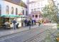 Der Wochenmarkt im Zentrum von Durlach