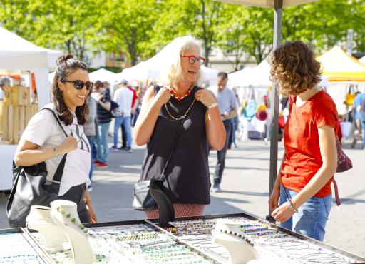 Kunsthandwerkermarkt beim Fest der Sinne 2022