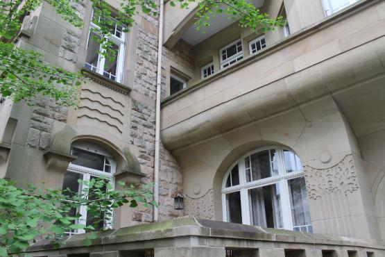 Jugendstil-Fassade in Karlsruhe
