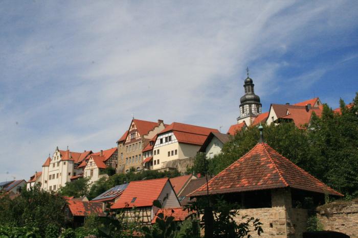 Blick auf die historische Altstadt in Kraichtal